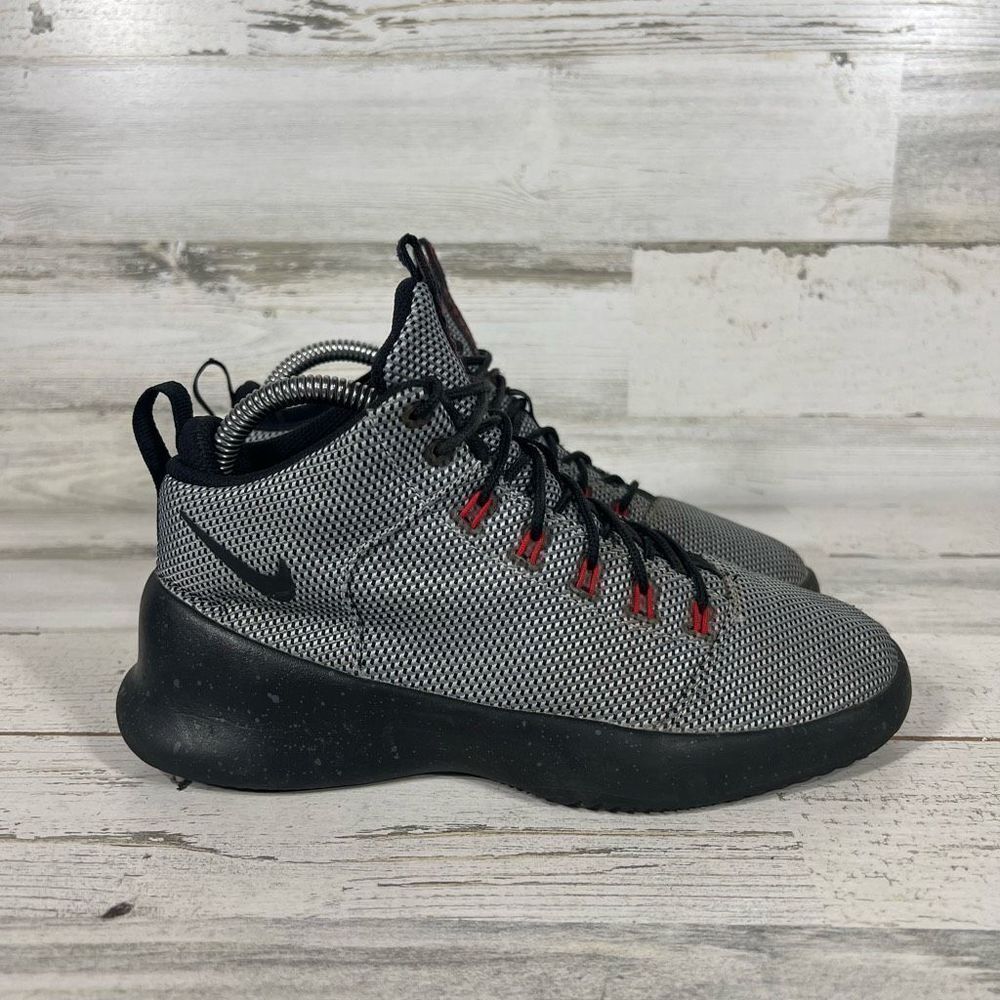 Nike Womens Hyperfresh Lace Up Sneakers Athletic Shoes Wolf Gray‎ Size 4.54Y